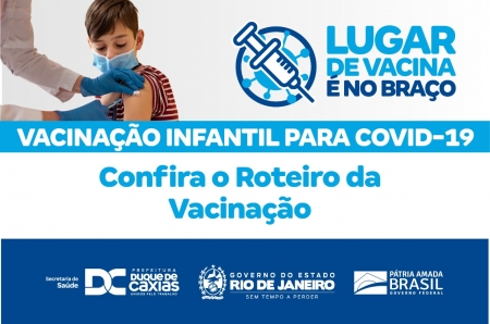 VACINAÇÃO INFANTIL CONTRA COVID-19 COMEÇA NESTA TERÇA (18) EM CAXIAS PARA CRIANÇAS DE 11 ANOS